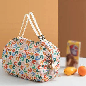 Foldable Shopping Bag Waterproof Travel Portable Storage Bag Beach Bag Supermarket Grocery Shopping Bag